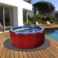 thumbnail image 1 of Extra Large Ground Mat 72" Round Inflatable Hot Tub for Outdoor Indoor Use, 1 of 6
