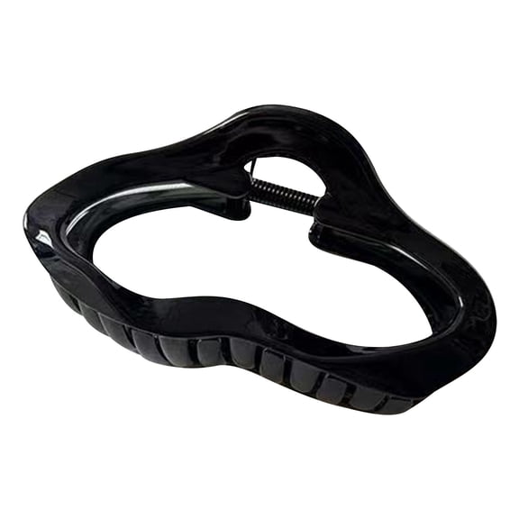 Extra Large Hair Claw Clip, Strong Spring Grip, Big Clip for All Hair Types, Updo and Bun Maker, Fashionable Hair Accessory, Non-Slip Design, Style B