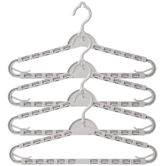 Extra Large Hangers Enlarge Adjustable Shoulder Drying Hanger Sturdy for Wide Polos Tops Cardigans Quilt Bath Towel Big and Tall Shirts