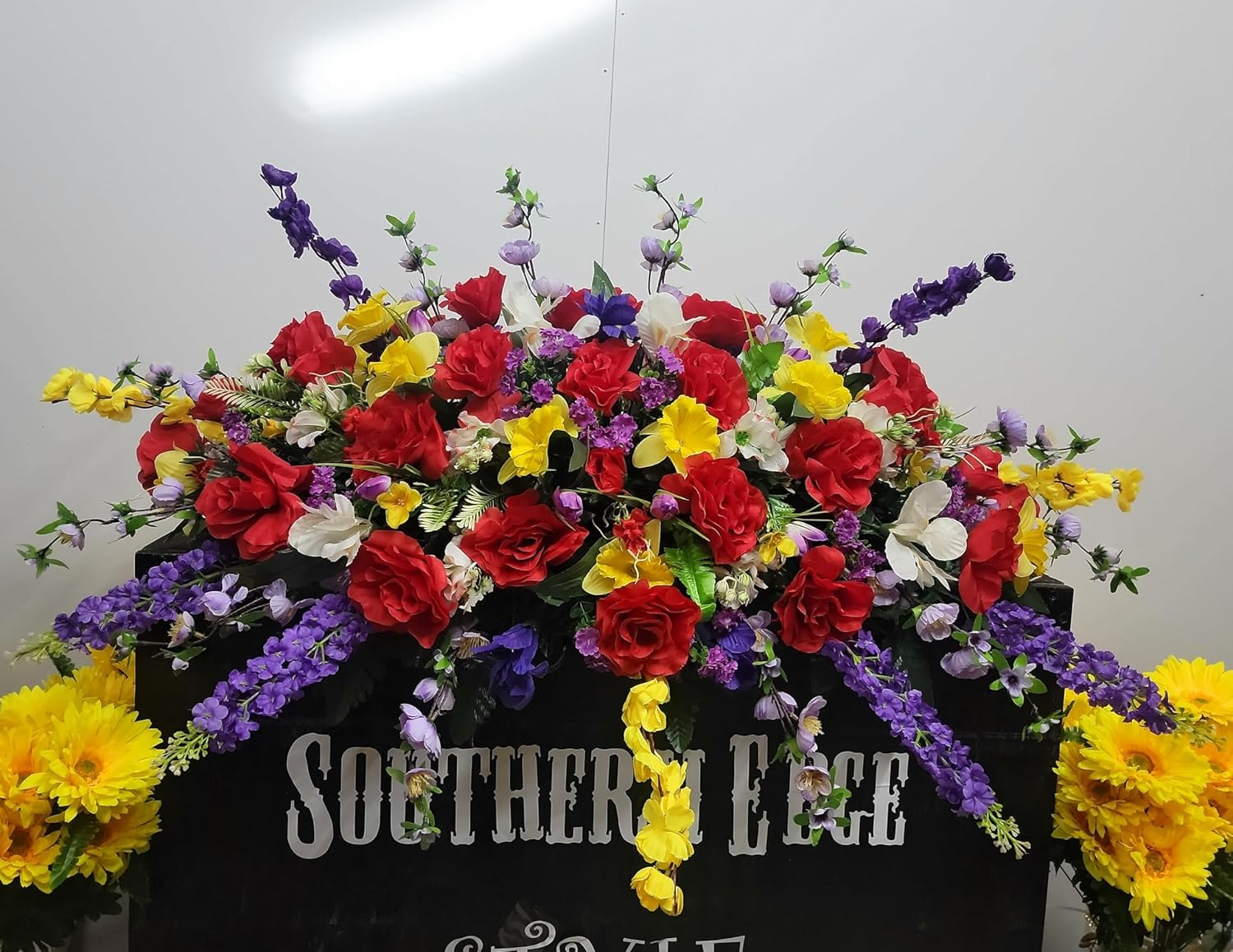 Extra Large Headstone Saddle ? 45" Length Cemetery Saddle Spring