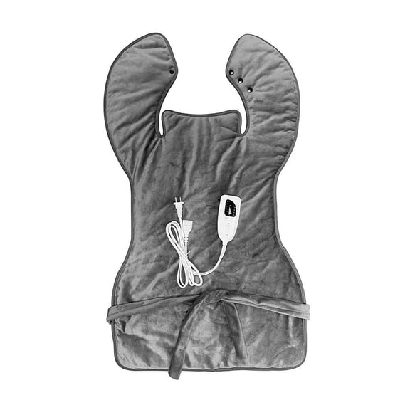 Extra Large Heating Pad for Neck and Shoulders Back, Wearable Heated Pad with 6 Heat Settings and 4 Gears Timer