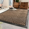 thumbnail image 1 of Extra Large Heavy Duty Door Mat - 29.53x17.72 Inch Non- Commercial Entrance Mat, Waterproof Indoor Outdoor Doormat for High Traffic Areas, Low-Profile Easy to Clean Front Door Rug, 1 of 5