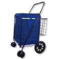 Extra Large Heavy Duty Folding Shopping Grocery Storage Cart Jumbo Size