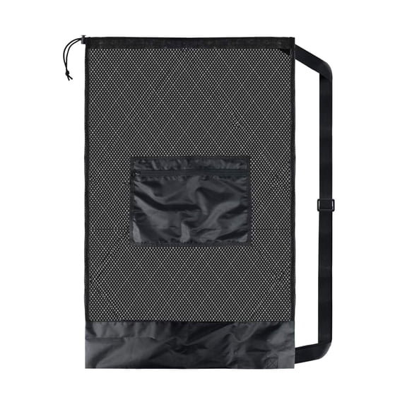 Extra Large Heavy Duty Mesh Storage Bag with Drawstring for Outdoor Activities Durable and Versatile Organizer for Camping Travel and Recreation