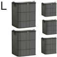 thumbnail image 1 of Extra Large Heavy Duty Moving Bags with Backpack Straps Reinforced Handles Spacious Moving Storage Bin Zippered Organizer for Quilts Clothes Bedding for Moving Day Closet bedroom Use,L, 1 of 5
