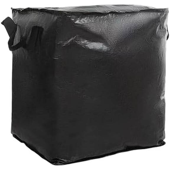Extra Large Heavy Duty Moving Bags, Extra Large Packing Bags with Strong Zipper & Comfortable Handles, Water-Resistant Moving Totes(Black, 180L)