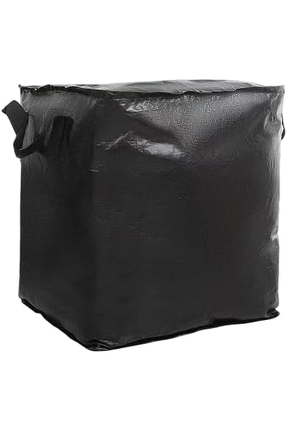 Extra Large Heavy Duty Moving Bags, Extra Large Packing Bags with Strong Zipper & Comfortable Handles, Water-Resistant Moving Totes(Black, 300L)