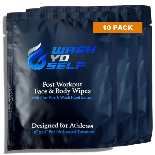 Extra Large Individually Wrapped Face and Body Wipes for Adults Bathing