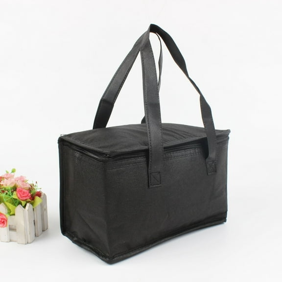 Extra Large Insulated Food Delivery Bag, 60LBS Weight-Bearing Cooler Bag for Doordash, Catering, Keeps Food Hot/Cold, Durable Zippers, Reusable Thermal Bag