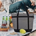 thumbnail image 1 of Extra Large Insulated Picnic Cooler Bag 39L Leakproof Thermal Tote with Shoulder Strap for Camping Beach Travel Groceries, 1 of 6