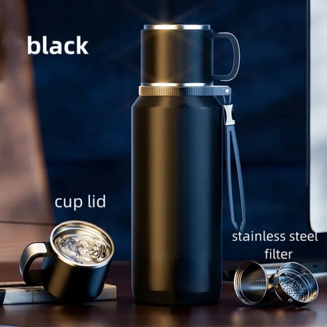 ExtraLarge Insulated Stainless Steel Thermos Flask with Double Wall
