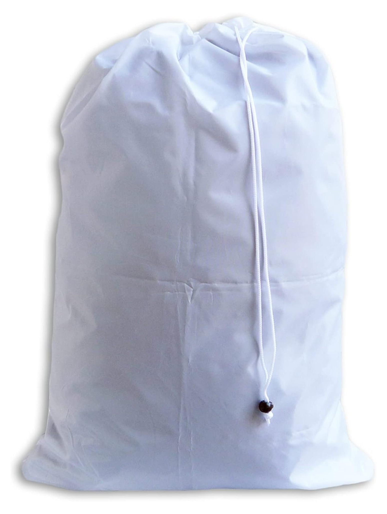 Extra Large Jumbo Laundry Bag with Drawstring, Color White, Size 44.5