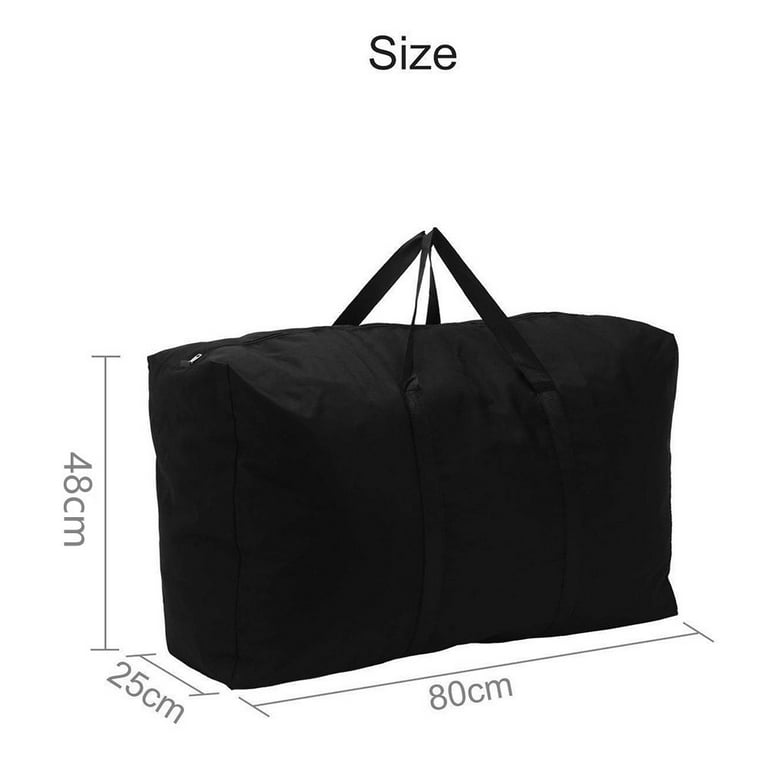 Extra Large Jumbo Reusable Strong Laundry Shopping Bags with Zip, Storage  Bag