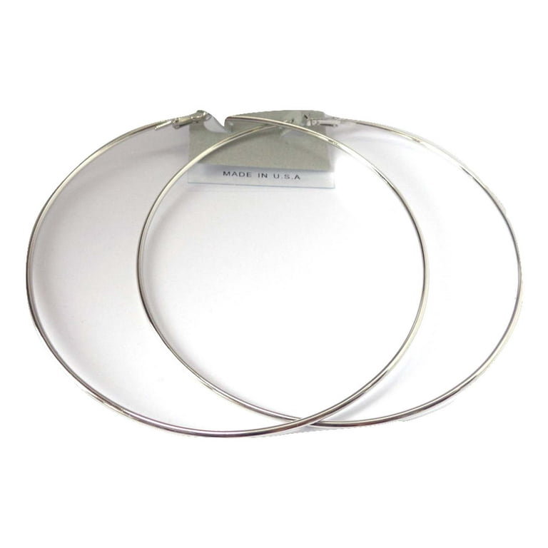 5 inch hoop earrings discount