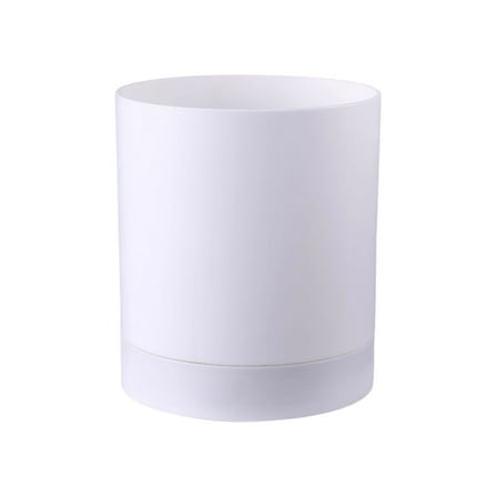 Extra Large Kitchen Utensil Holder, 360° Rotating Stainless Steel Cooking Utensil Holder for Countertop, 3 Compartment Flatware Organizer & Cooking Caddy with Removable Base(White,5.67x5.67x6.5")