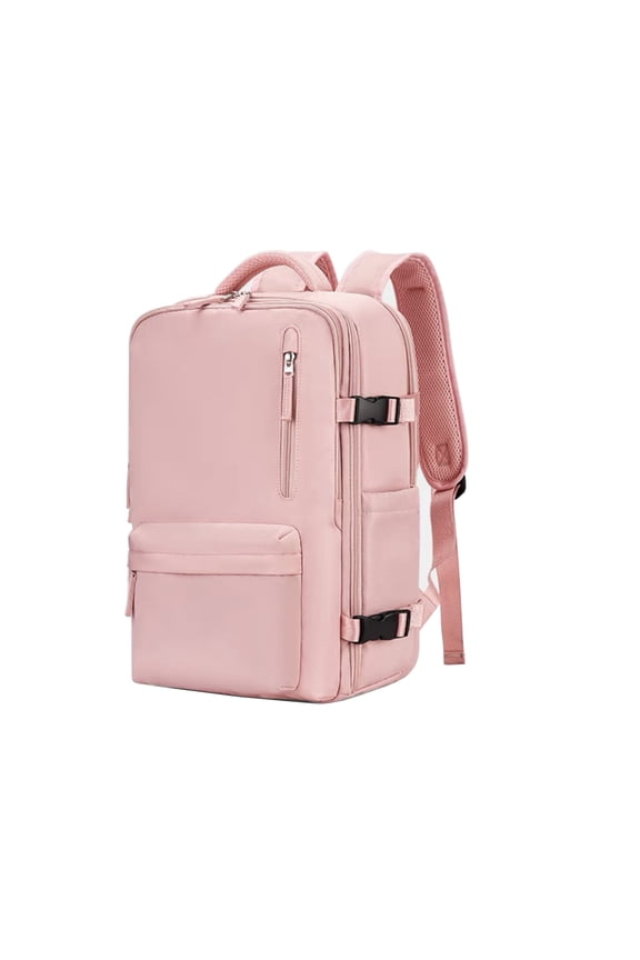 Extra Large Laptop Backpack, 17 Inch Laptop Backpack, Big Backpack, 45L Heavy Duty Water Resistant TSA Airline Approved Business Work Computer College School Backpack Bag for Men Women, Pink
