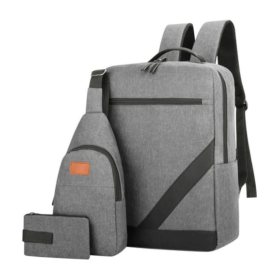 Extra Large Laptop Backpack, Travel Backpack, 17 Inch Carry on Backpack, Anti-Theft College School Computer Backpack with USB Port, Gift for Men Women,3Pcs,Grey