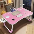 thumbnail image 1 of Laptop Bed Desk – Portable Foldable Lap Desk with Storage Drawer & Cup Holder for Bed, Couch, Working, and Reading, 1 of 14