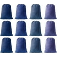 thumbnail image 1 of Extra Large Laundry Bag Blue 30"x40" Dirty Clothes Organizer with Drawstring Closure for college, dorm and apartment dwellers Home Dorm Travel Basket (12PCS Blue), 1 of 14