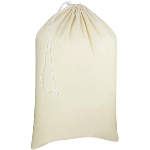Extra Large Laundry Bags - Heavy Duty Cotton Canvas Drawstring Closure Washable Laundry Bag - Back to School Travel College Dorm Basket Hamper Liner Toys Clothes Organizer Sack -XL 28x36