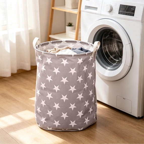 Extra Large Laundry Hamper With Handles, Collapsible Storage Bin For Clothes Toys Blankets, Washable Fabric Basket For Dorm Room Organization