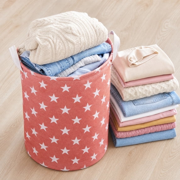 Extra Large Laundry Hamper With Handles, Collapsible Storage Bin For Clothes Toys Blankets, Washable Fabric Basket For Dorm Room Organization