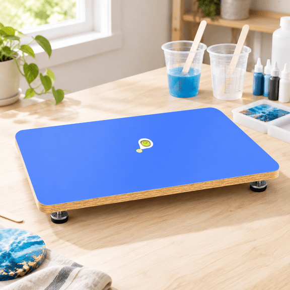 Extra Large Leveling Table for Epoxy, Crafting, and Art Projects with Adjustable Feet