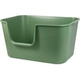 thumbnail image 1 of Extra Large Litter Box with High Sides 24.60" Lx16.92 Wx12.99 H,Anti-Splashing Kitty Litter Box,Tool-Free Assembly,Multi cat Litter Box,Jumbo Litter Box (Green), 1 of 7