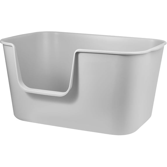 Extra Large Litter Box with High Sides 24.60" Lx16.92 Wx12.99 H,Anti-Splashing Kitty Litter Box,Tool-Free Assembly,Multi cat Litter Box,Jumbo Litter Box (Green)