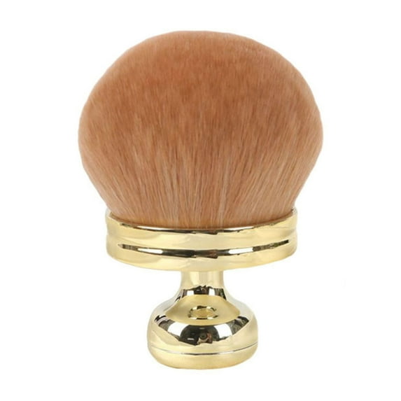 Extra Large Makeup Brush For Self Tanner, Self Tan Applicator 74mm Wide-headed Kabuki Brush Self Beauty Tanning Tool Cream Applicatior, Round Face Body Makeup Brush with Handleyellow,gold3.46”