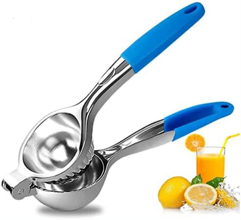 ExtraLarge Manual Lemon Squeezer, Stainless Steel Citrus Juicer with