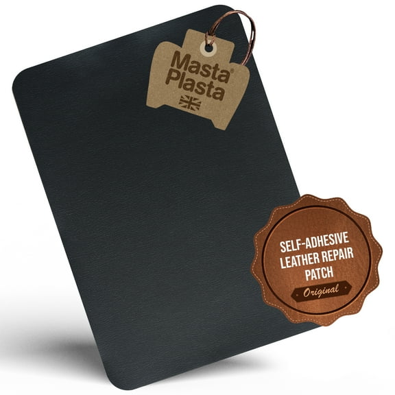 MastaPlasta Self Adhesive Leather Repair Patch Black 11 x 8 Inch