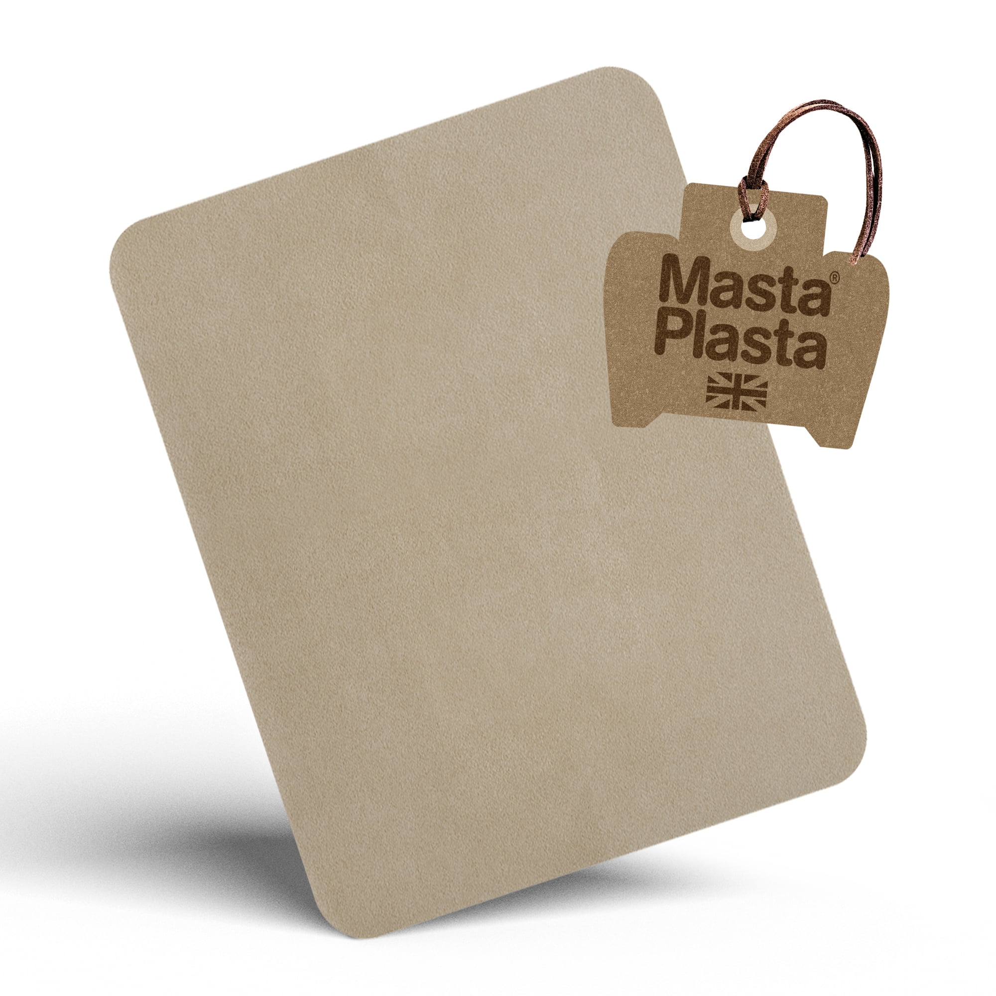MastaPlasta Self-Adhesive Premium Leather Repair Patch, Large, Mid Brown - 8 x 4 inch