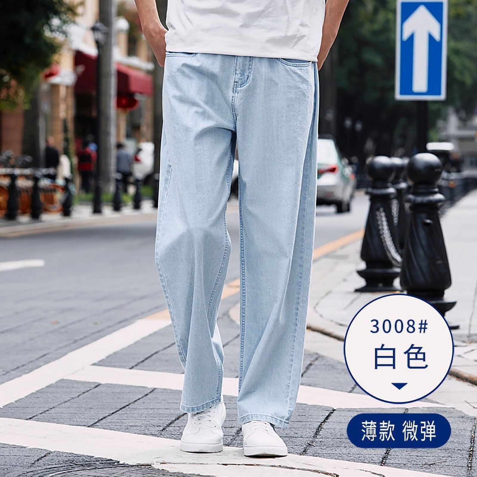 Mens extra wide leg pants best sale