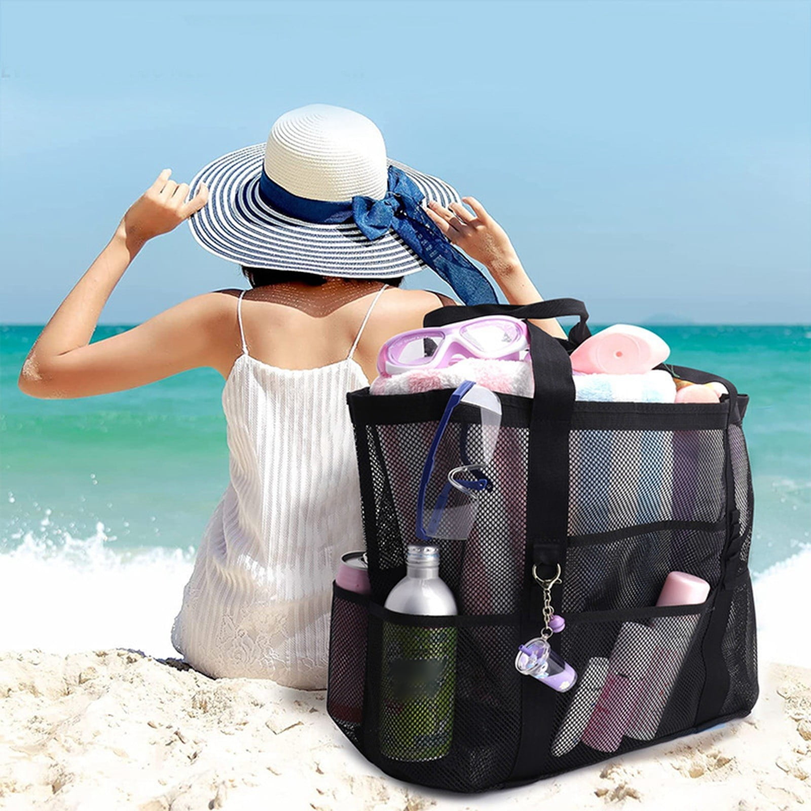 Together We Rise Large Long Handled Beach Bag