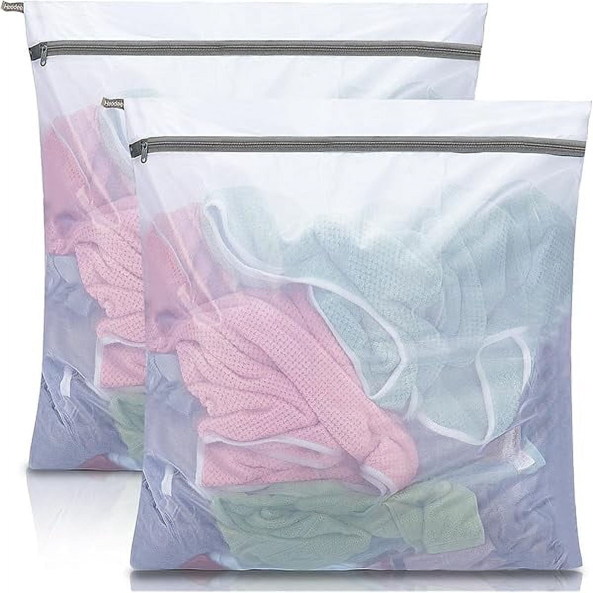Extra Large Mesh Laundry Bags for Delicates,30"x30" Laundry Bags Mesh ...