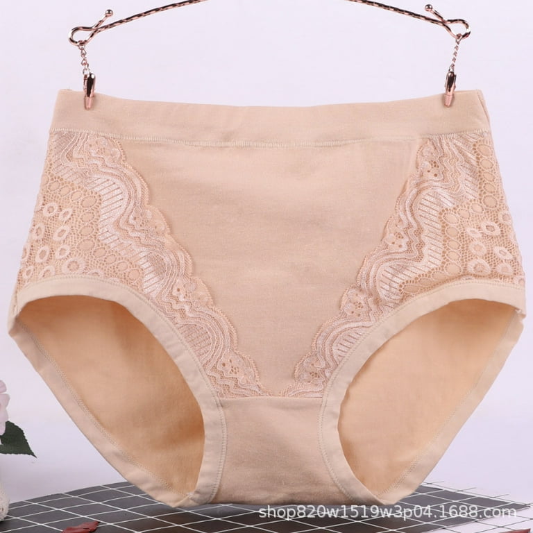 Extra Large Middle aged Women s Underwear High Waist s Pure Cotton Crotch Underpants Elderly 6634 Briefs Walmart