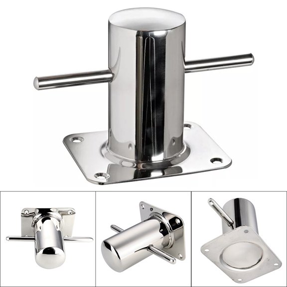 Extra Large Mooring Deck Cleat Reliable Stainless Steel Bollard Installation
