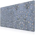 thumbnail image 1 of Extra Large Mouse Pad Stars Game Mat, Gaming Mouse Pads Office Desk Mat, Extra Large Desk Pad Non-Slip Rubber Base Waterproof with Stitched Edges, 35.4 X 15.7 inch for Work/Game/Office/Home, 1 of 6