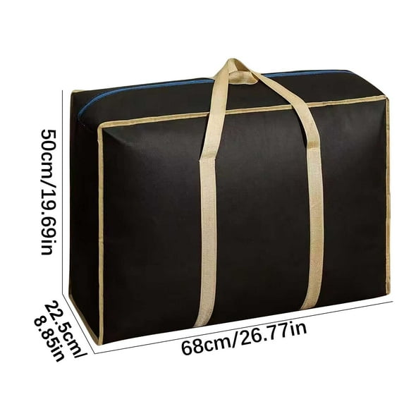 Extra Large Moving Bags,Heavy Duty Packing Storage Bags,Oversized Clothes Quilt Organizer,Durable Spun Cloth Luggage Bag,Reusable Moving Box Alternative For Dorm