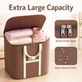 thumbnail image 1 of Extra Large Moving Bags Heavy Duty with Zipper Closure and Reinforced Handles, Extra Large Size, Brown, for College Dorm Moving and Bedroom Organization, 1 of 6