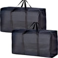 thumbnail image 1 of Extra Large Moving Bags with Strg Zippers & Carrying Handles, Storage Bags Storage Totes for Clothes, Moving Supplies, Space Saving Oversized Storage Bag Organizer for Moving, Traveling (2 Pack), 1 of 7