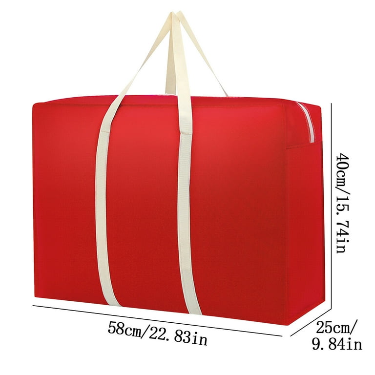 Extra Large Moving Bags with Strong Zippers Carrying Handles Storage Bags Storage Organizer for Clothes Moving Supplies Space Saving Oversized