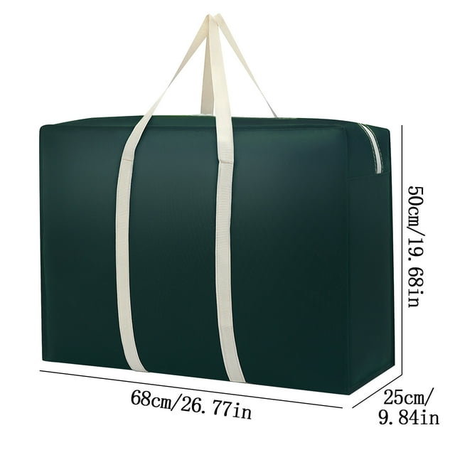 Extra Large Moving Bags with Strong Zippers & Carrying Handles, Storage