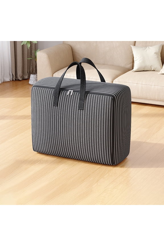 Extra Large Moving Packing Bag Storage Bags with Handles & Zipper - Durable Oxford Fabric,Waterproof,Space-Saving Design for Clothes,Blankets,Dorm Storage,19x10x15.3in