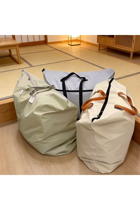 Extra Large Moving Storage Bag 90x71x32cm Thickened Waterproof Organizer for Quilts, Comforters, Clothes, Luggage Heavy-Duty Reusable Tote for Home, Travel, Packing