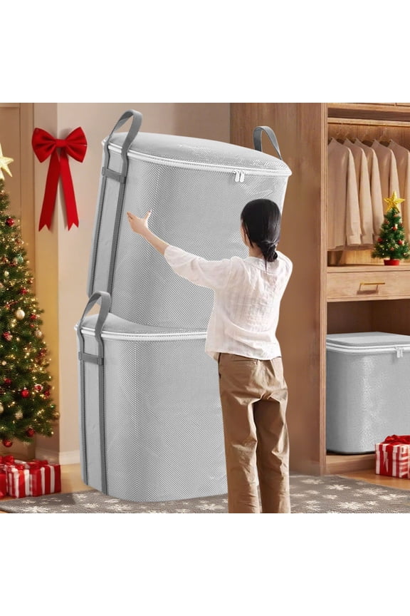 Extra Large Moving Storage Bags with Zippered Top, Collapsible Heavy Duty Waterproof Reusable Organizer for Clothes Blankets Dorm College Travel