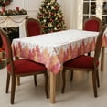 thumbnail image 1 of Extra Large Multicolor Plastic Christmas Tablecloth - Waterproof Oil-Proof Christmas Tree Pattern for Festive Party & Catering Decor, 1 of 7