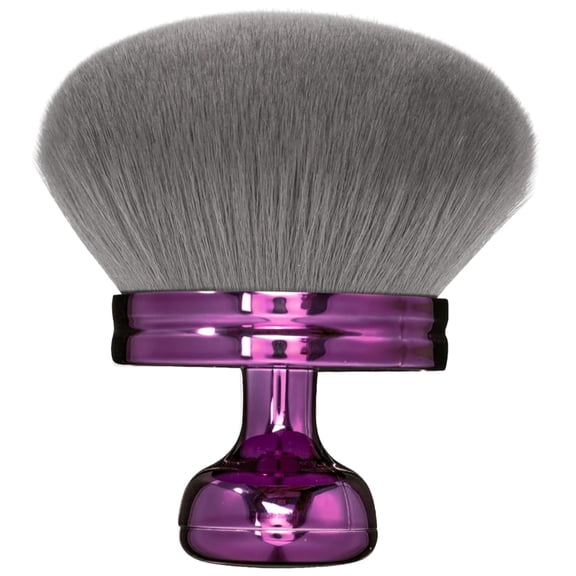 Extra Large Mushroom Body Makeup Brush, Soft Artificial Fiber for Full Coverage, Purple with Grey Bristles