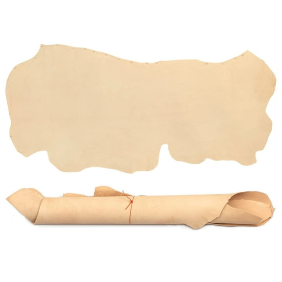 Extra Large Oak Cowhide Sides Leather Hides - A Grade B Grade 25-30 Square Feet